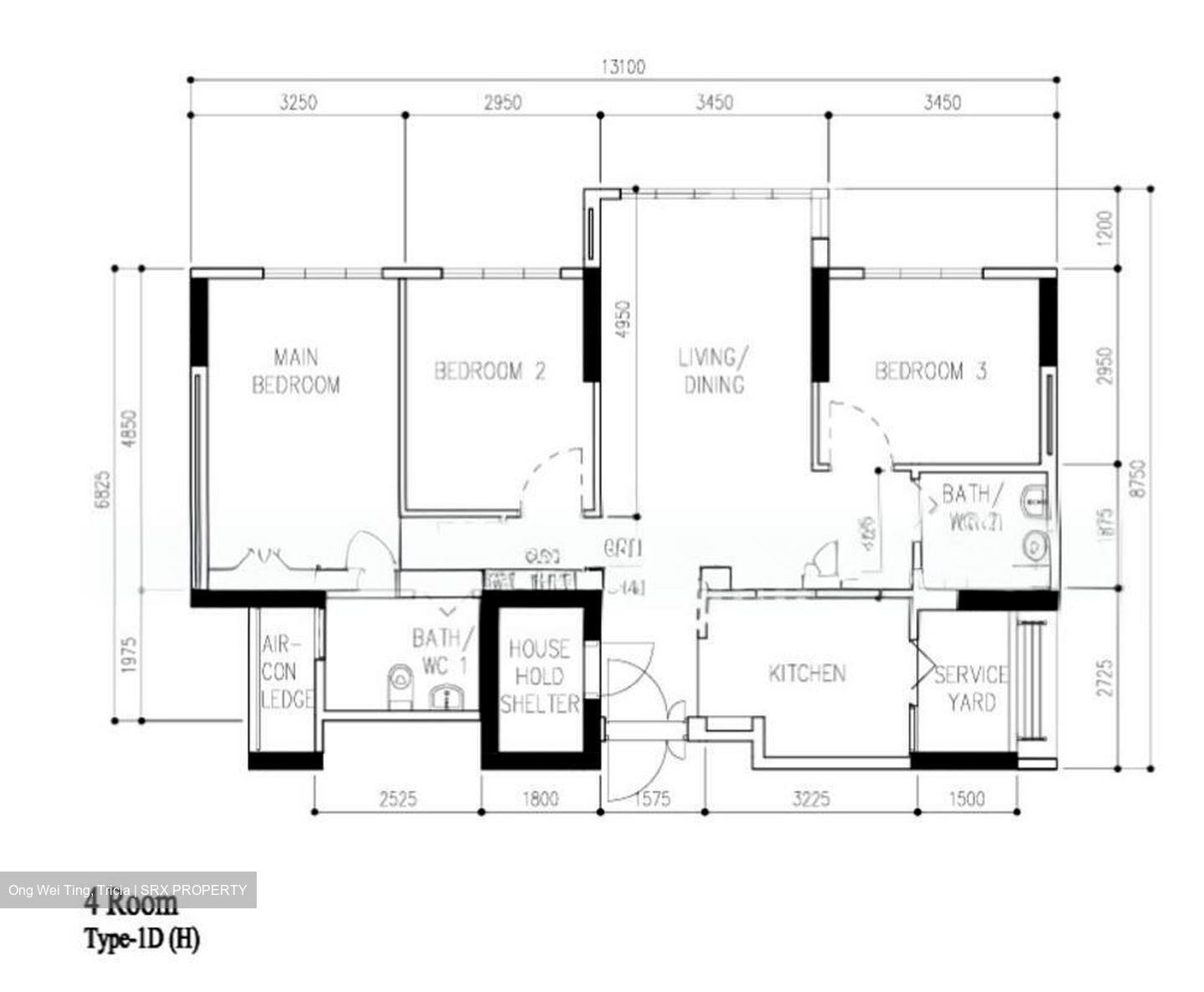 Blk 104A Alkaff Courtview (Toa Payoh), HDB 4 Rooms #525962571